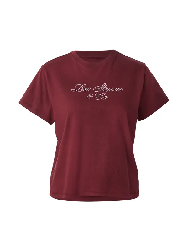 LEVI'S ® LEVI'S ® Majica 'Classic'  bordo / srebrna