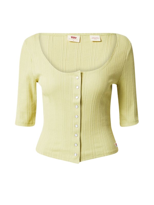 LEVI'S ® LEVI'S ® Majica 'Dry Goods Pointelle Top'  rumena