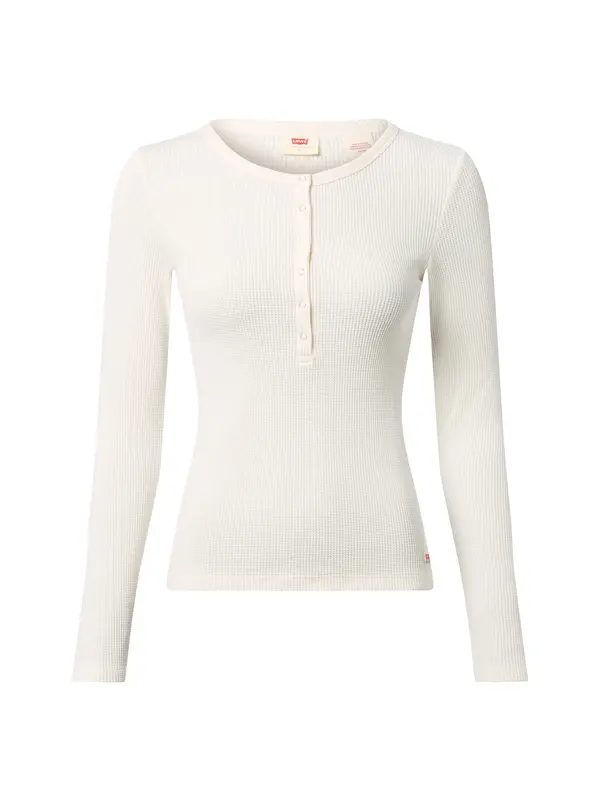 LEVI'S ® LEVI'S ® Majica 'Dry Goods Waffle Henley'  bela