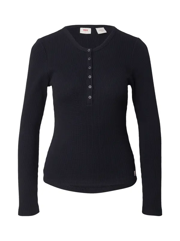 LEVI'S ® LEVI'S ® Majica 'Dry Goods Waffle Henley'  črna