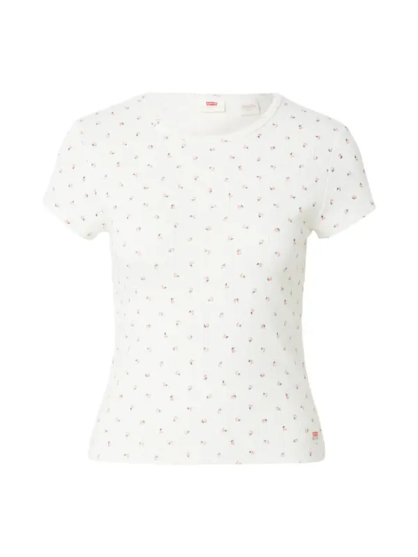 LEVI'S ® LEVI'S ® Majica 'DRY GOODS'  zelena / staro roza / bela