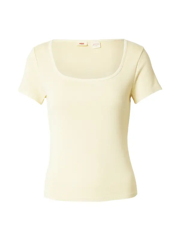 LEVI'S ® LEVI'S ® Majica 'Essential Square Neck Tee'  pastelno rumena