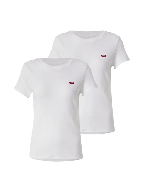 LEVI'S ® LEVI'S ® Majica 'Essential Tee (2-Pack)'  bela