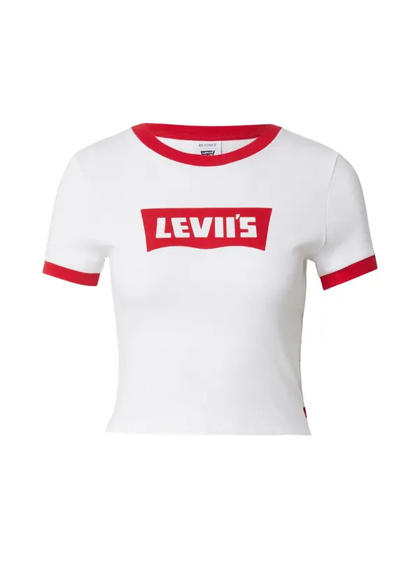 LEVI'S ® LEVI'S ® Majica 'Essential'  živo rdeča / bela