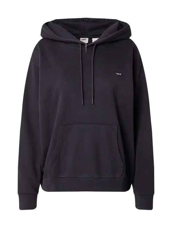 LEVI'S ® LEVI'S ® Majica 'Everyday Hoodie'  črna / bela