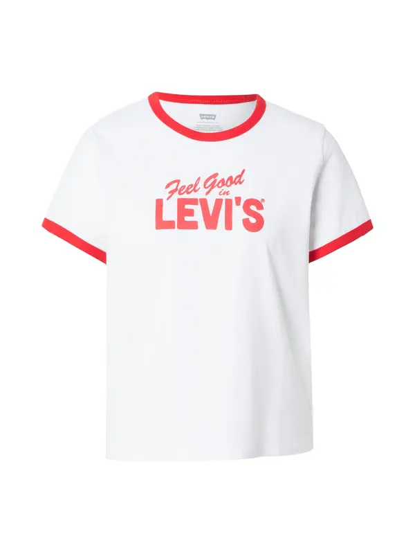 LEVI'S ® LEVI'S ® Majica 'FAVORITE'  rdeča / svetlo rdeča / bela