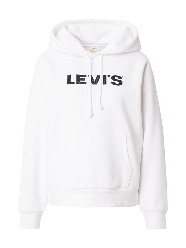 LEVI'S ® LEVI'S ® Majica 'Graphic Ash Hoodie'  zlata / črna / bela