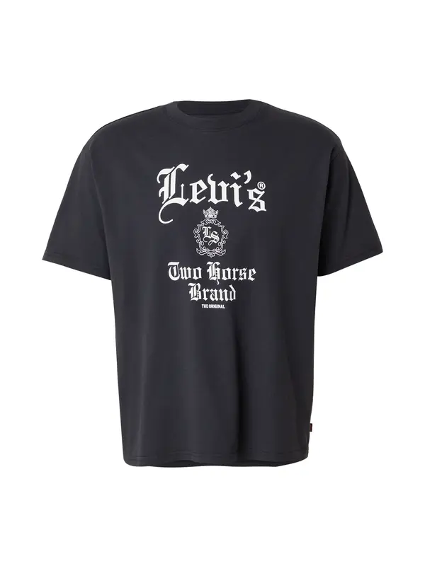 LEVI'S ® LEVI'S ® Majica 'Graphic Boxy Tee'  črna / bela