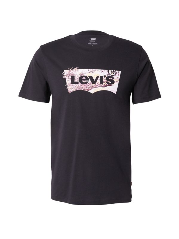 LEVI'S ® LEVI'S ® Majica 'Graphic Crewneck Tee'  roza / črna / bela