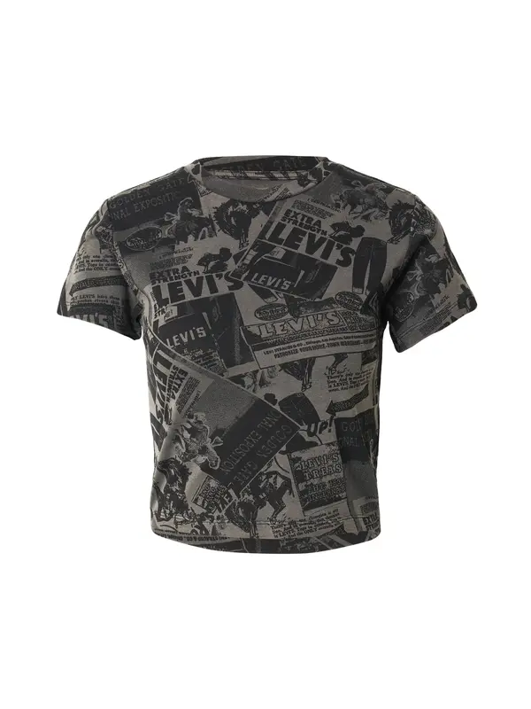LEVI'S ® LEVI'S ® Majica 'Graphic Essential Sporty Tee'  antracit / barva blata / črna
