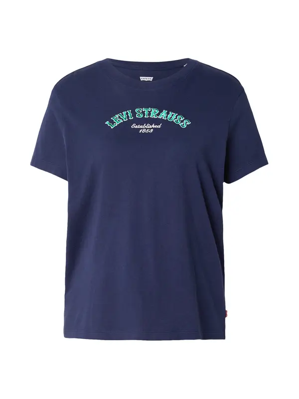 LEVI'S ® LEVI'S ® Majica 'Graphic Favorite Tee'  marine / zelena / bela