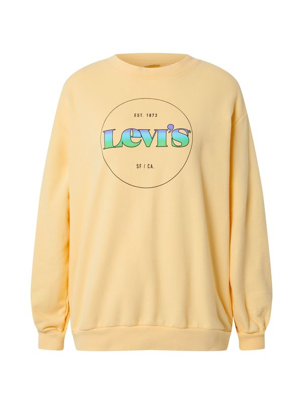 LEVI'S ® LEVI'S ® Majica 'Graphic Frontier Slouchy'  svetlo modra / svetlo rumena / zelena / lila