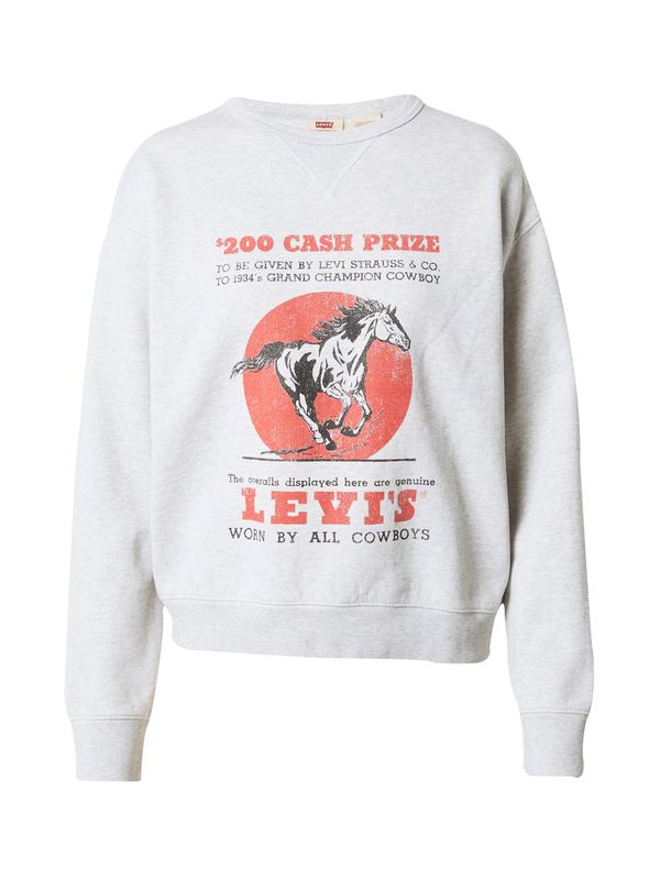 LEVI'S ® LEVI'S ® Majica 'Graphic Heritage Crew'  mornarska / rdeča