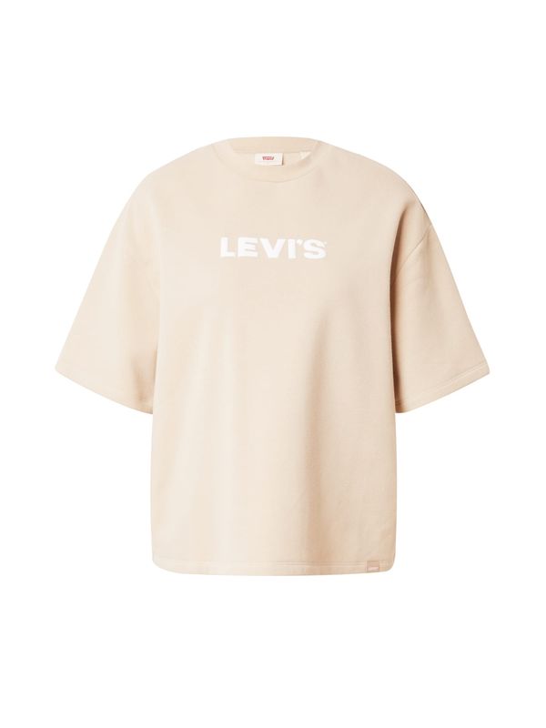 LEVI'S ® LEVI'S ® Majica 'Graphic Louise SS Crew'  bež / bela