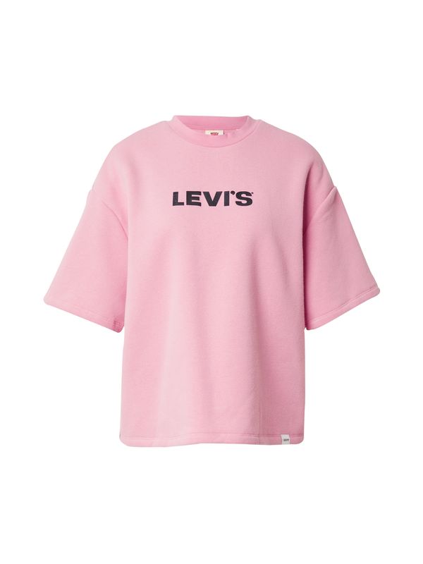 LEVI'S ® LEVI'S ® Majica 'Graphic Louise SS Crew'  staro roza / črna