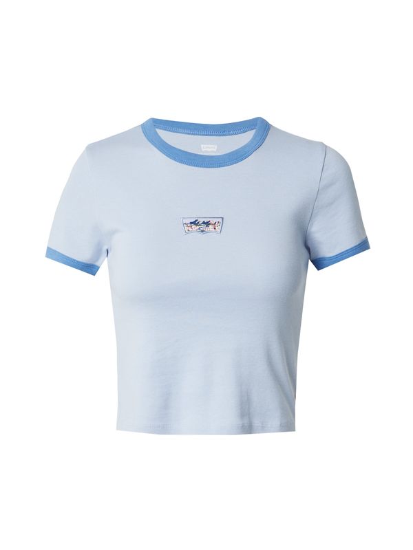 LEVI'S ® LEVI'S ® Majica 'Graphic Mini Ringer'  svetlo modra / mešane barve