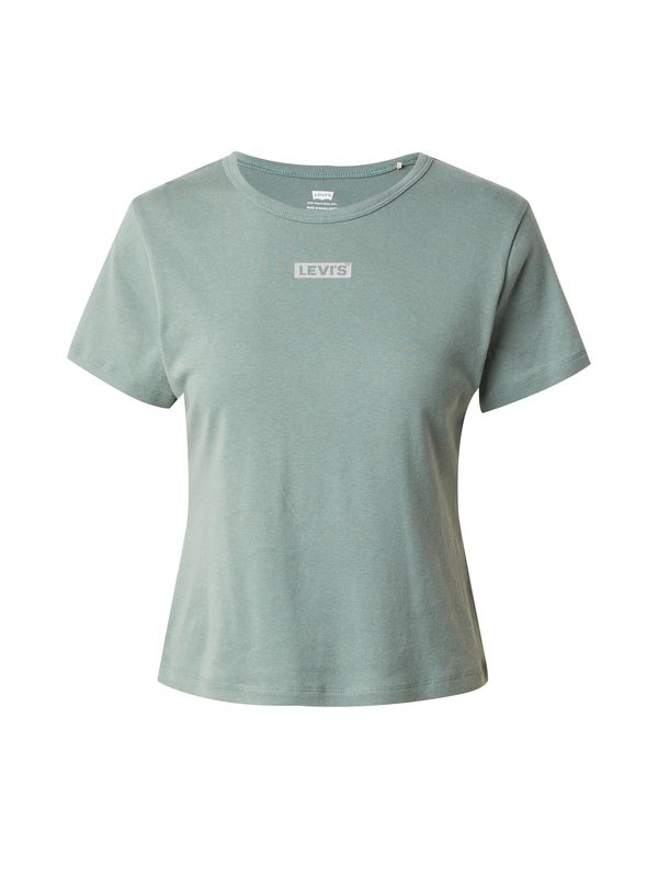 LEVI'S ® LEVI'S ® Majica 'Graphic Rickie Tee'  pastelno zelena / bela