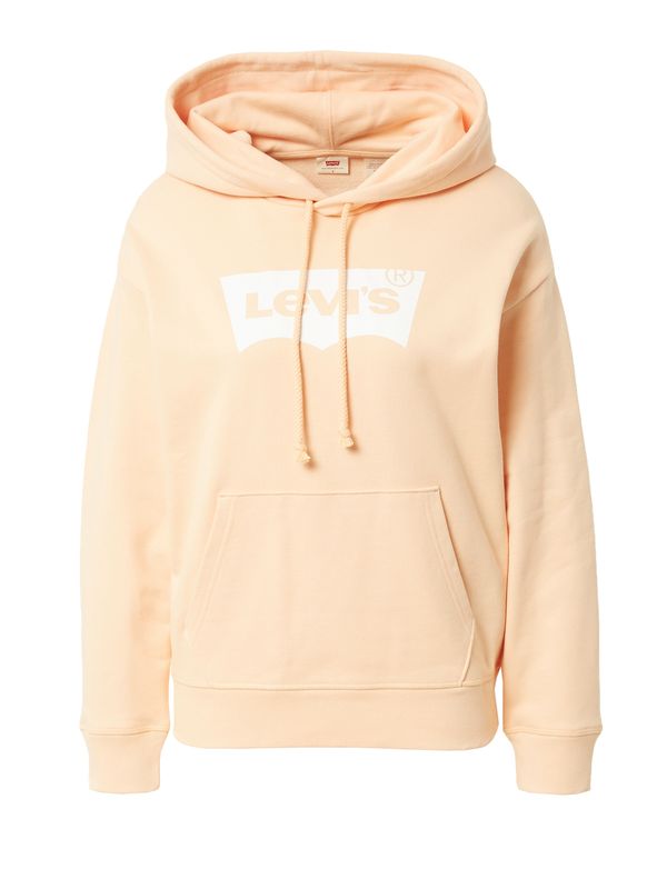 LEVI'S ® LEVI'S ® Majica 'Graphic Standard Hoodie'  marelica / bela