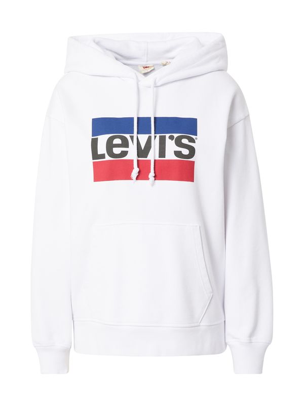 LEVI'S ® LEVI'S ® Majica 'Graphic Standard Hoodie'  modra / rdeča / črna / bela