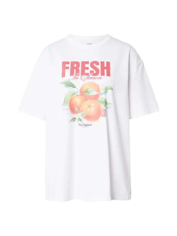 LEVI'S ® LEVI'S ® Majica 'Graphic Tabor Tee'  svetlo zelena / oranžna / rdeča / bela