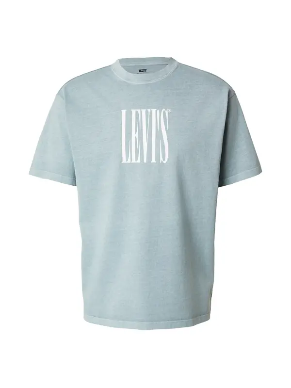 LEVI'S ® LEVI'S ® Majica 'Graphic Vintage Fit Tee'  svetlo siva / bela