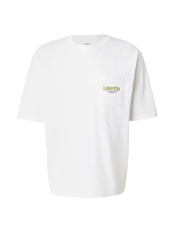LEVI'S ® LEVI'S ® Majica 'Half-Sleeve Graphic Pocket Tee'  modra / rumena / rdeča / bela