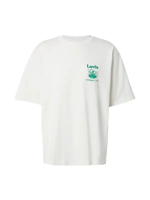 LEVI'S ® LEVI'S ® Majica 'Half Sleeve Tee'  zelena / bela