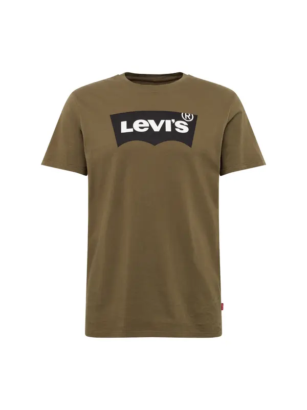 LEVI'S ® LEVI'S ® Majica 'Housemark Graphic T-Shirt'  oliva / črna / bela