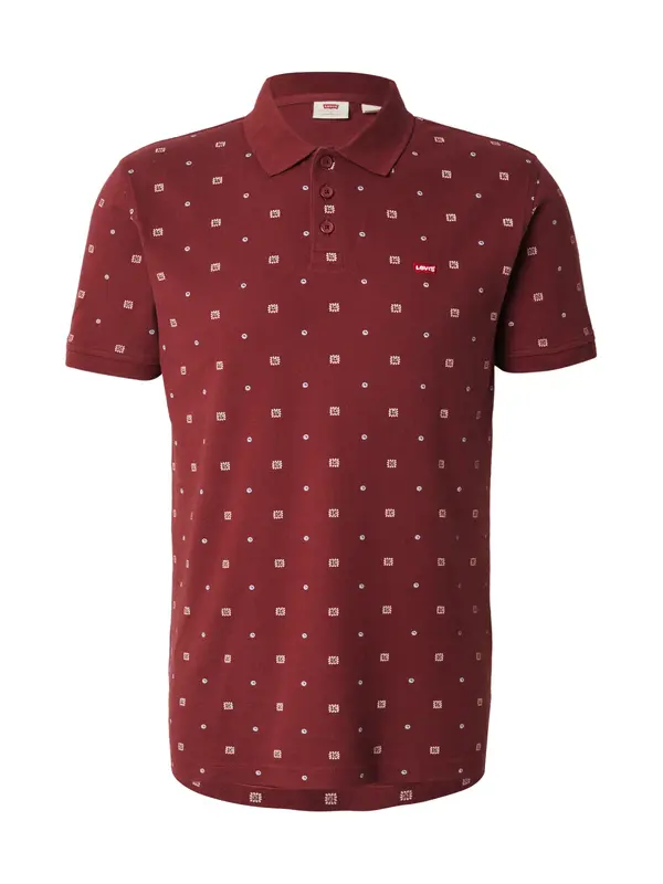 LEVI'S ® LEVI'S ® Majica 'Housemark Polo'  pastelno modra / pastelno roza / burgund / bela