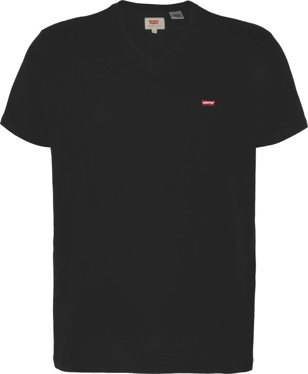 LEVI'S ® LEVI'S ® Majica 'Housemark V Neck Tee'  črna