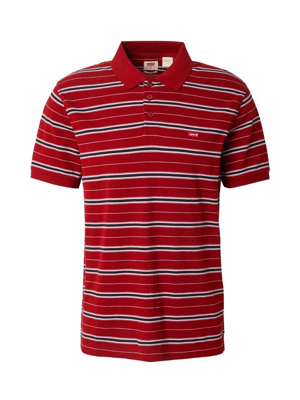 LEVI'S ® LEVI'S ® Majica 'Levis HM Polo'  češnjevo rdeča / črna / bela