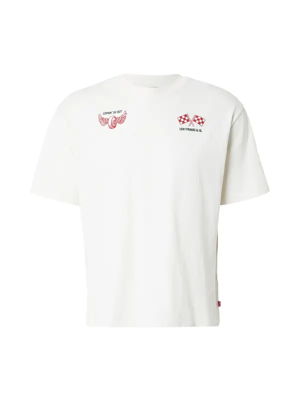 LEVI'S ® LEVI'S ® Majica 'Lockwood'  temno zelena / grenada / bela