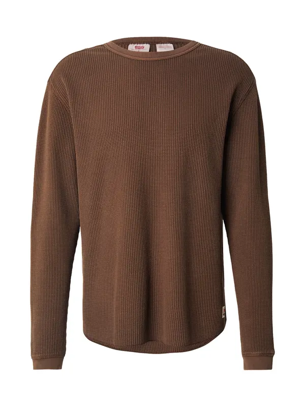 LEVI'S ® LEVI'S ® Majica 'Long Sleeve Relaxed Thermal Tee'  rjava