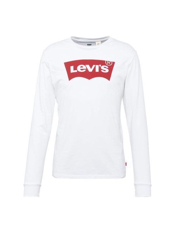 LEVI'S ® LEVI'S ® Majica 'LS Graphic Tee T2'  rdeča / bela