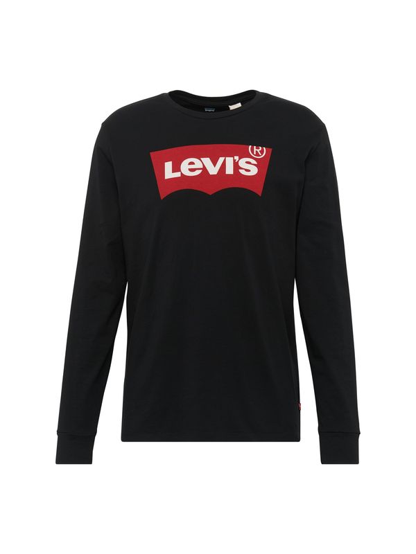 LEVI'S ® LEVI'S ® Majica 'LS Graphic Tee T2'  rdeča / črna