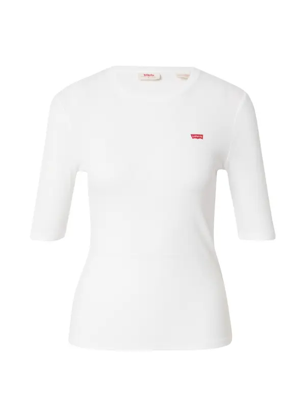 LEVI'S ® LEVI'S ® Majica 'Luca Slim Tee'  rdeča / bela