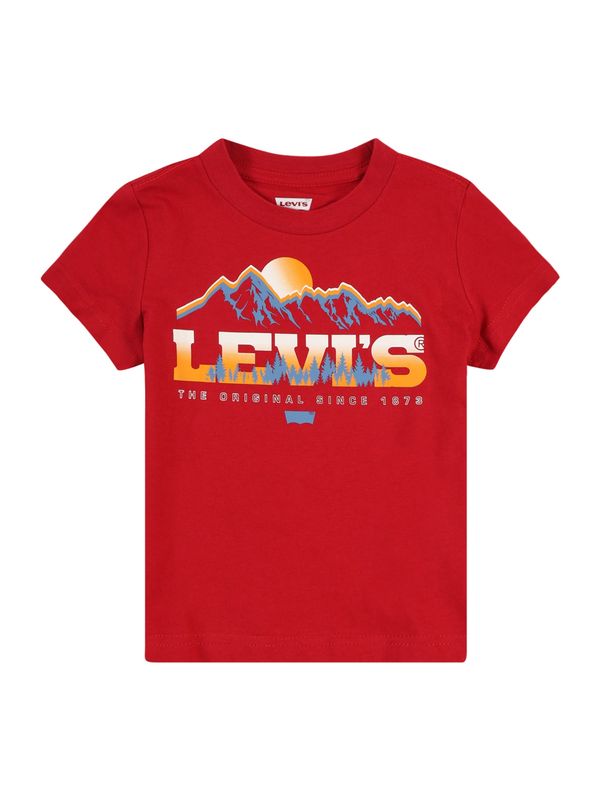 LEVI'S ® LEVI'S ® Majica 'MAJESTIC MOUNTAINS'  opal / oranžna / rdeča / bela