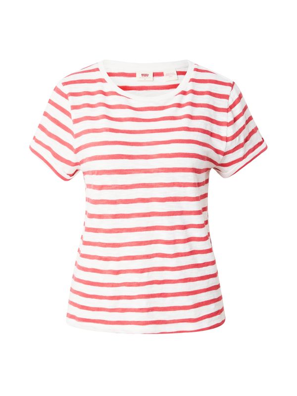 LEVI'S ® LEVI'S ® Majica 'Margot Tee'  pastelno rdeča / bela