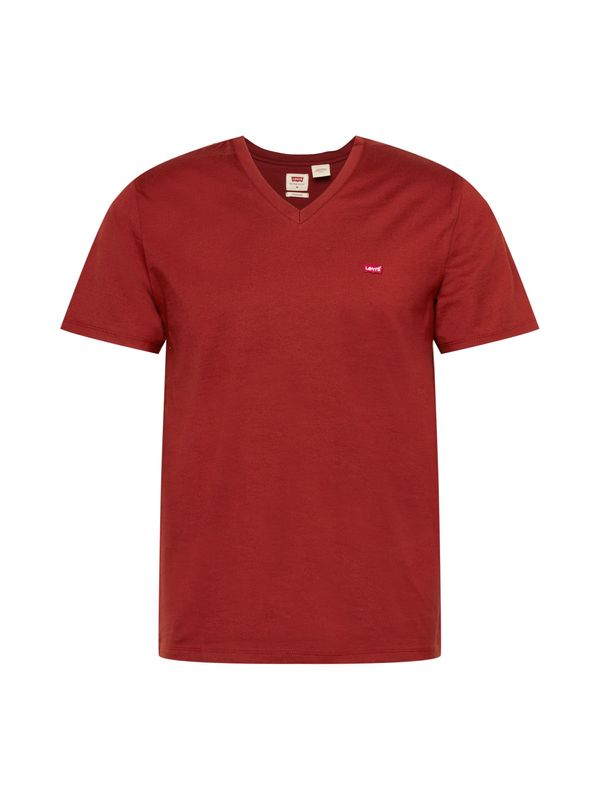 LEVI'S ® LEVI'S ® Majica 'Original HM Vneck'  rjasto rjava