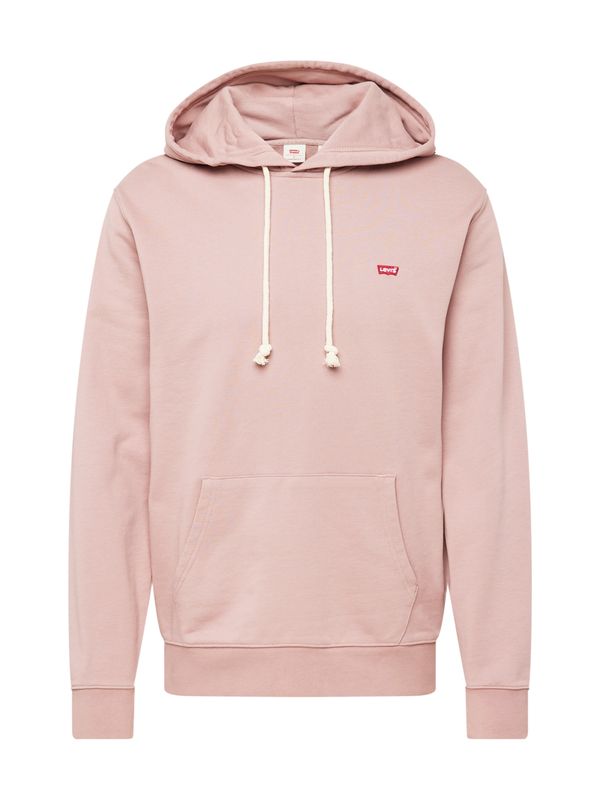 LEVI'S ® LEVI'S ® Majica 'Original Housemark Hoodie'  roza / rdeča / bela