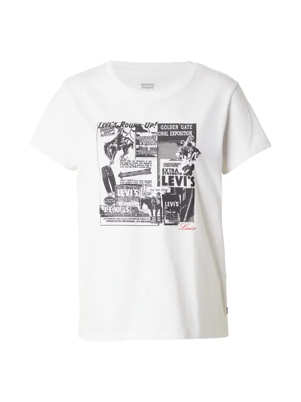 LEVI'S ® LEVI'S ® Majica 'Perfect Tee'  črna / bela