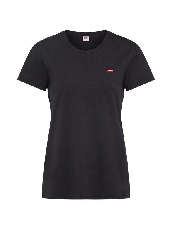 LEVI'S ® LEVI'S ® Majica 'Perfect Tee'  ognjeno rdeča / črna / bela