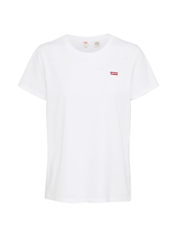 LEVI'S ® LEVI'S ® Majica 'Perfect Tee'  rdeča / bela