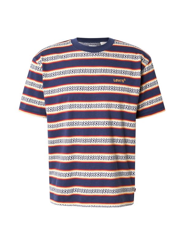 LEVI'S ® LEVI'S ® Majica 'RED TAB'  bež / marine / med / rdeča