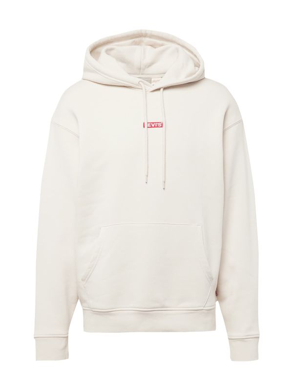 LEVI'S ® LEVI'S ® Majica 'Relaxed Baby Tab Hoodie'  naravno bela