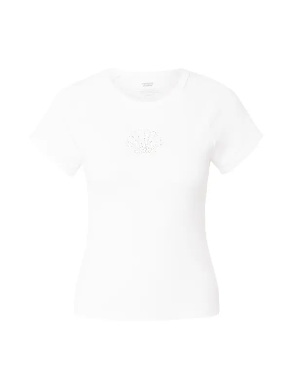 LEVI'S ® LEVI'S ® Majica 'RILEY'  srebrna / bela