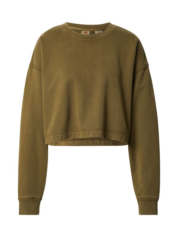 LEVI'S ® LEVI'S ® Majica 'Roonie Crop Sweatshirt'  oliva