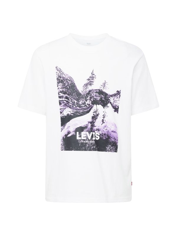 LEVI'S ® LEVI'S ® Majica  sivka / pastelno lila / črna / bela