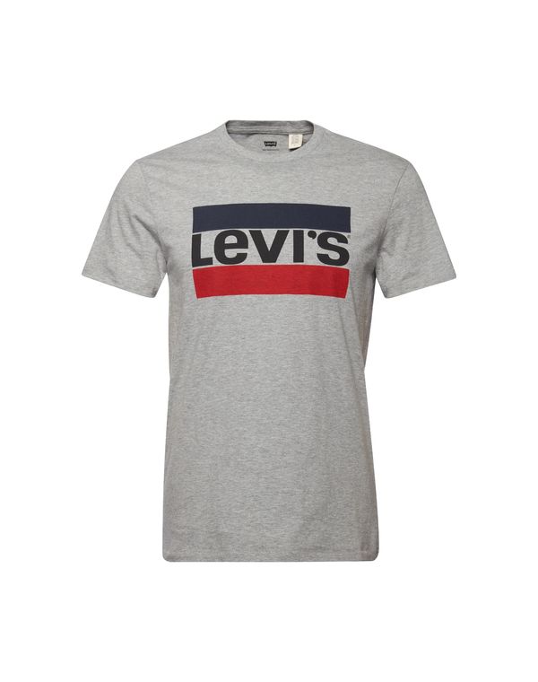 LEVI'S ® LEVI'S ® Majica 'Sportswear Logo Graphic'  modra / pegasto siva / rdeča