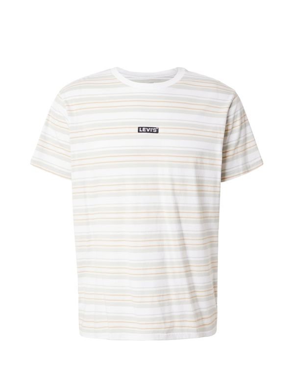 LEVI'S ® LEVI'S ® Majica 'SS Relaxed Baby Tab Tee'  bež / greige / bela